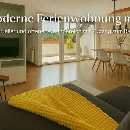 Daire Traumhafte Mit Balkon & Flussblick In Neckarsteinach, 15km Heidelberg *